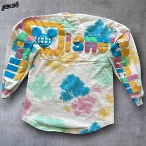 Disney Walt Disney World Spirit Jersey Shirt XS Tie Dye Mickey